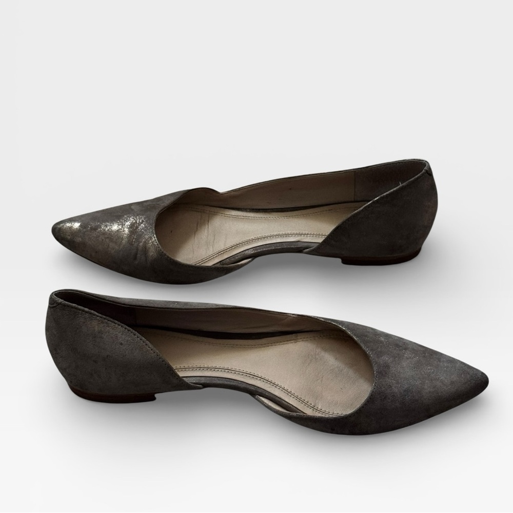 Marc Fisher pointed toe D’Orsay flats Women’s Shoes antique gold Sz 8